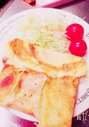 ハムと卵とチーズのガレット-レシピのメイン写真