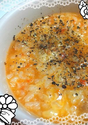 炊飯器でお手軽簡単 トマトチーズリゾット-レシピのメイン写真