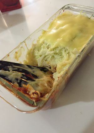 ミートソーススパを簡単リメイク★ラザニア-レシピのメイン写真