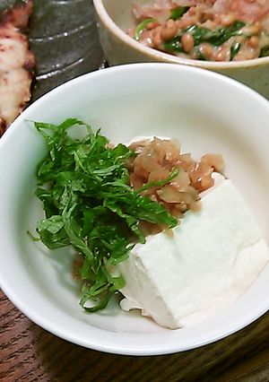 ザーサイのっけ豆腐-レシピのメイン写真