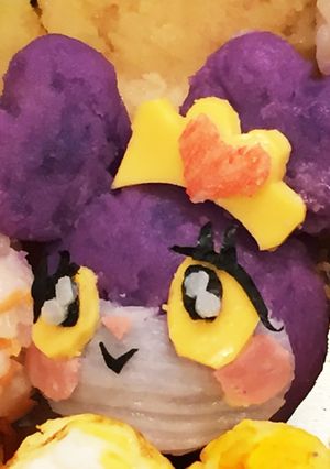 ここたま キラリスのハートフルなキャラ弁-レシピのメイン写真
