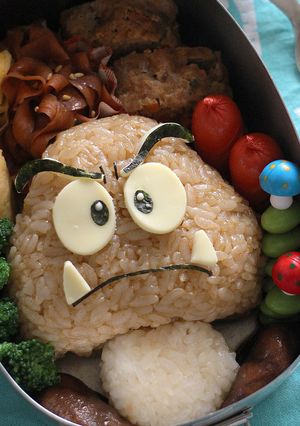 スーパーマリオ☆クリボーのキャラ弁-レシピのメイン写真
