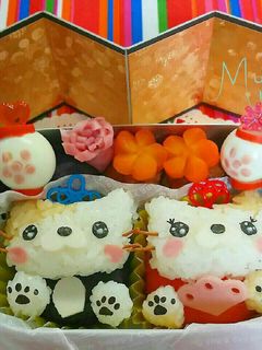 ひな祭り キャラ弁 ねこちゃん-レシピのメイン写真