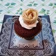 ショコラカップケーキonローズバナナ