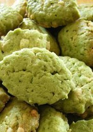 《お抹茶》木の葉クッキー-レシピのメイン写真