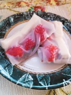 生チョコ★苺★クリームチーズの生春巻き-レシピのメイン写真