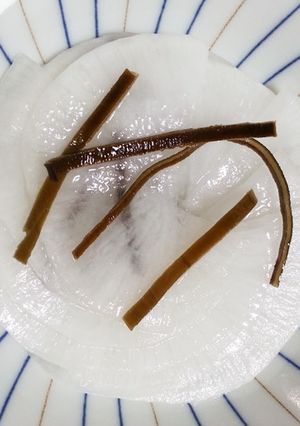 だし昆布で簡単常備菜＊大根の千枚漬け-レシピのメイン写真