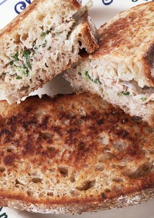 フライパンで簡単！ツナマヨのホットサンド-レシピのメイン写真