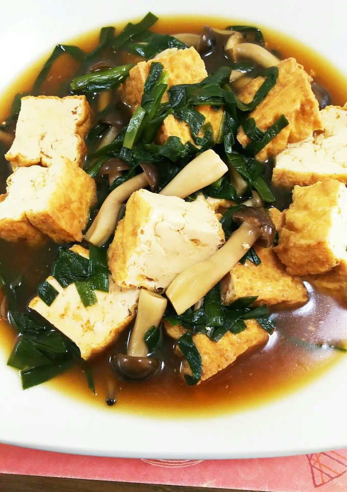 厚揚げとニラとしめじのあんかけ煮-レシピのメイン写真