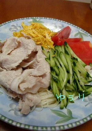そうめんで☆冷やし中華風☆さっぱり～♪-レシピのメイン写真