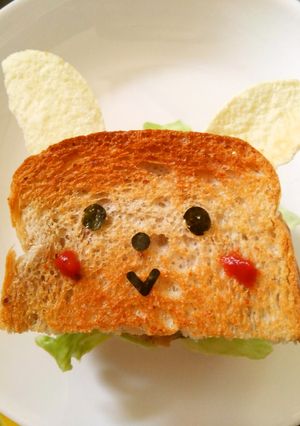 ウサギさんのサンドイッチ-レシピのメイン写真
