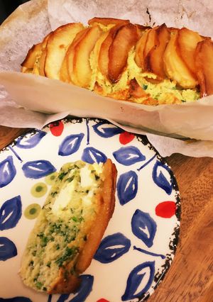 クリームチーズとほうれん草のリンゴケーキ-レシピのメイン写真