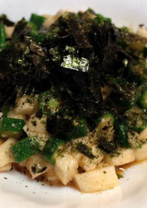 簡単！山芋とおくらの味ぽんわさび風味-レシピのメイン写真