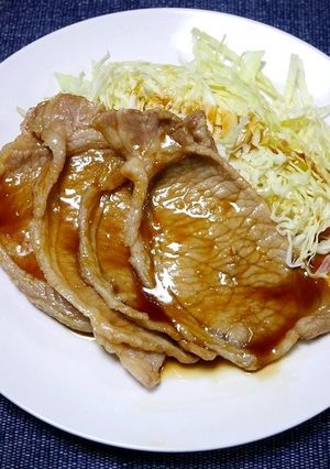 簡単！豚の生姜焼き(純露)-レシピのメイン写真