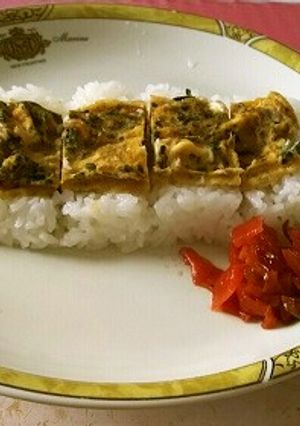 レンジ保存容器で玉子焼きお寿司（風）-レシピのメイン写真