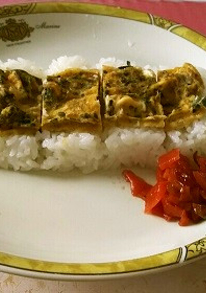 レンジ保存容器で玉子焼きお寿司（風）-レシピのメイン写真