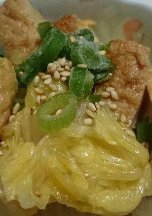 お年寄り絶賛シリーズ❗白菜、揚げ煮❗-レシピのメイン写真