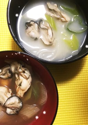 牡蠣の☆お味噌汁-レシピのメイン写真
