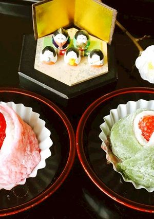 親子で簡単！ひなまつりいちご大福-レシピのメイン写真