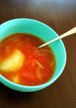 あったかトマトスープ-レシピのメイン写真