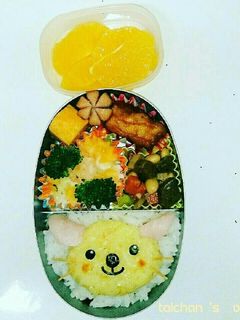 ネコちゃん☆お弁当-レシピのメイン写真