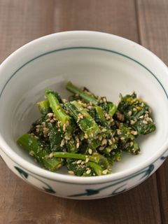 のらぼう菜 基本のごま和え-レシピのメイン写真