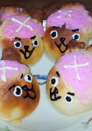 キャラクターパン(チョッパー?)-レシピのメイン写真
