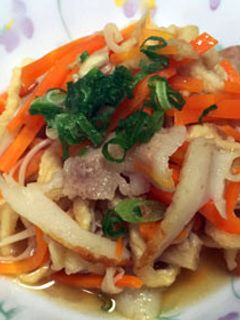 豚肉と切り干し大根の煮物-レシピのメイン写真