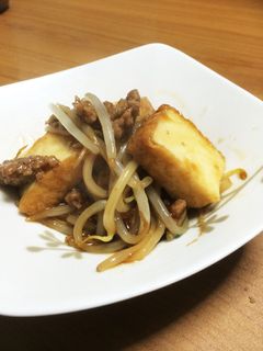 厚揚げともやしのオイスター炒め-レシピのメイン写真