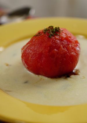 丸ごとトマトのクリームソース-レシピのメイン写真