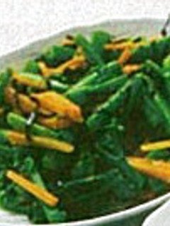 アスパラ菜とにんじんの塩昆布和え-レシピのメイン写真