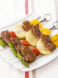 やわらか牛肉でBBQ串焼き-レシピのメイン写真