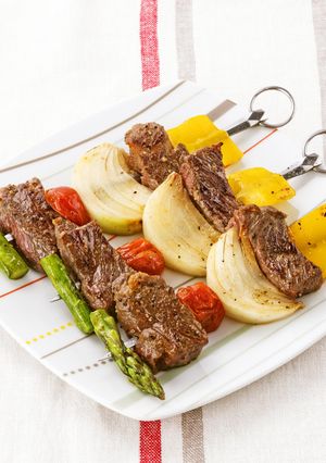 やわらか牛肉でBBQ串焼き-レシピのメイン写真