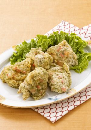 紅しょうが香る♪やわらかむね肉の磯辺揚げ-レシピのメイン写真