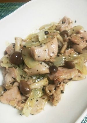 鶏肉バジルバターソテー-レシピのメイン写真