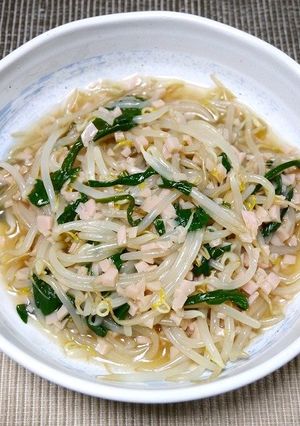 ヘルシー！もやしと魚ひき肉のあんかけ-レシピのメイン写真