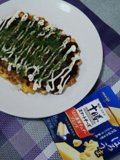 スマートチーズを使ったお好み焼き-レシピのメイン写真