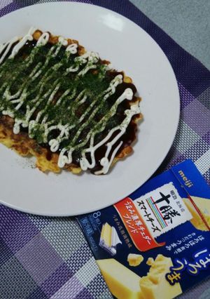スマートチーズを使ったお好み焼き-レシピのメイン写真