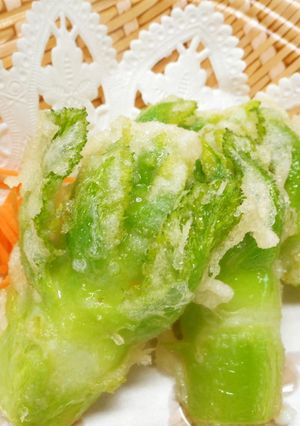 めっけもん♪簡単！つぼみなの天ぷら-レシピのメイン写真