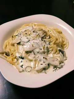 簡単きのこの わさびクリームパスタ-レシピのメイン写真