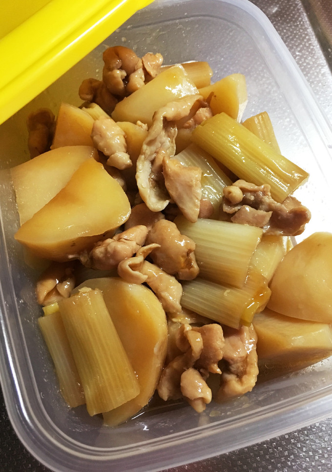 ジャガイモと鶏皮の煮物-レシピのメイン写真