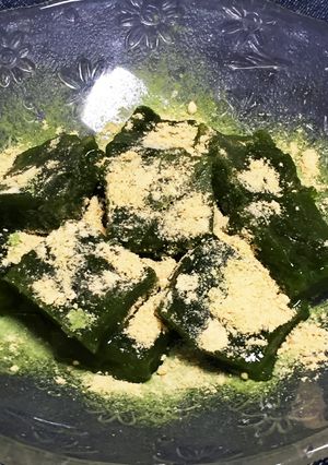 片栗粉で抹茶わらび餅-レシピのメイン写真