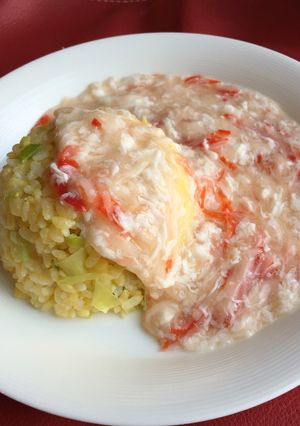 ★簡単カニあんかけ炒飯★節約-レシピのメイン写真