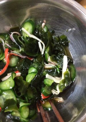 カニかまの酢の物-レシピのメイン写真