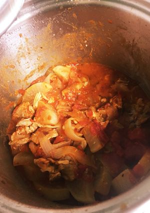 大根と鳥モモ肉のトマトとレモン煮-レシピのメイン写真