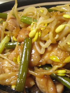 にんにくの芽と鶏肉のオイスター炒め✿-レシピのメイン写真