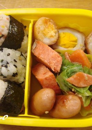 ちょま弁⑤うずら肉巻き弁当幼稚園年少さん-レシピのメイン写真