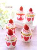 苺デコ♥濃厚ミルク✿基本のカップケーキ✿
