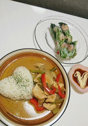 ♡気まぐれ♡グリーンカレー-レシピのメイン写真