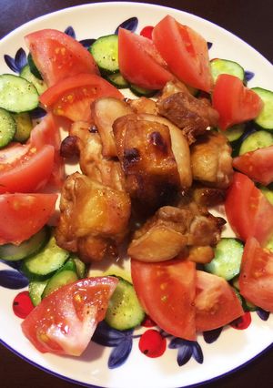 鶏もも肉のピリ辛漬け焼き 簡単♡-レシピのメイン写真